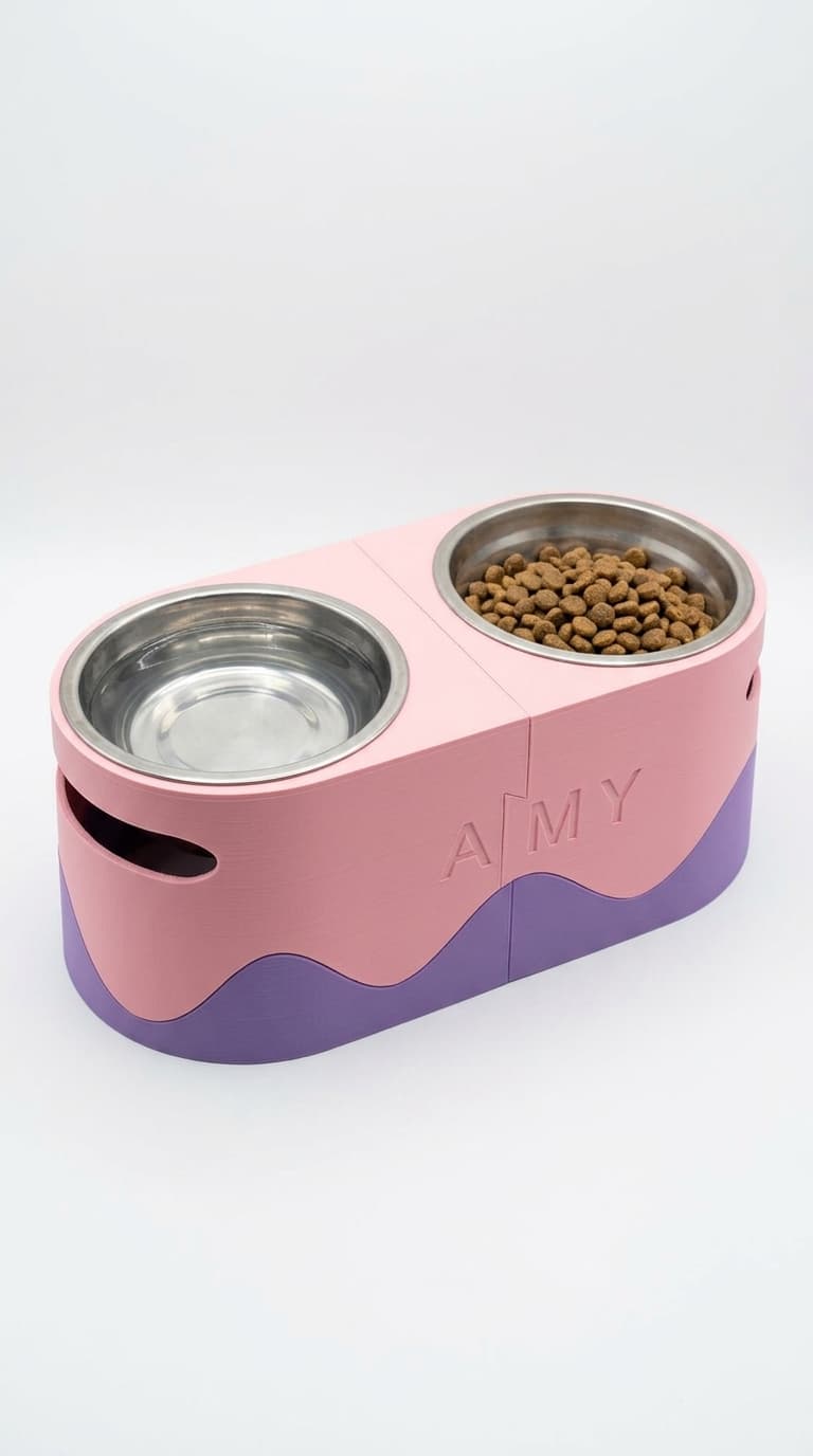 Personalized Dog Bowl — Double