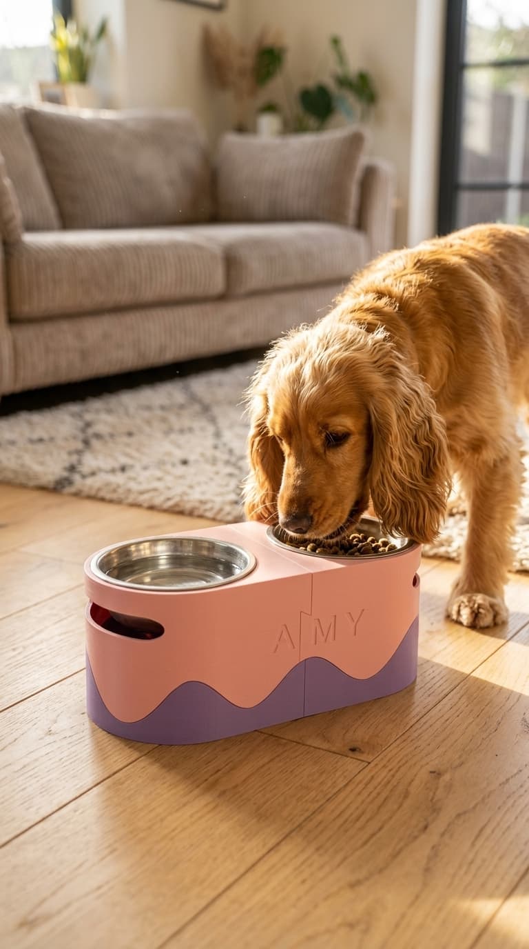 Personalized Dog Bowl — Double