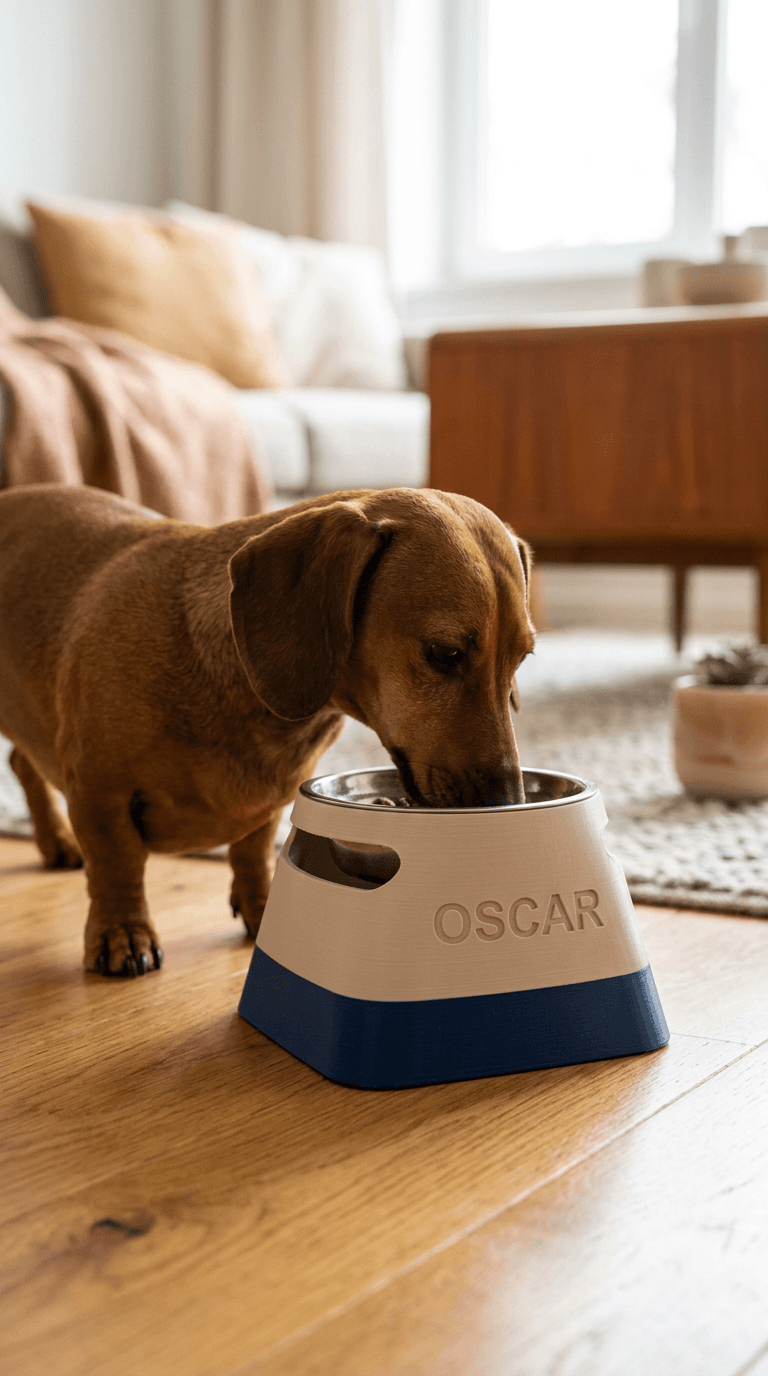 Personalized Dog Bowl — Single