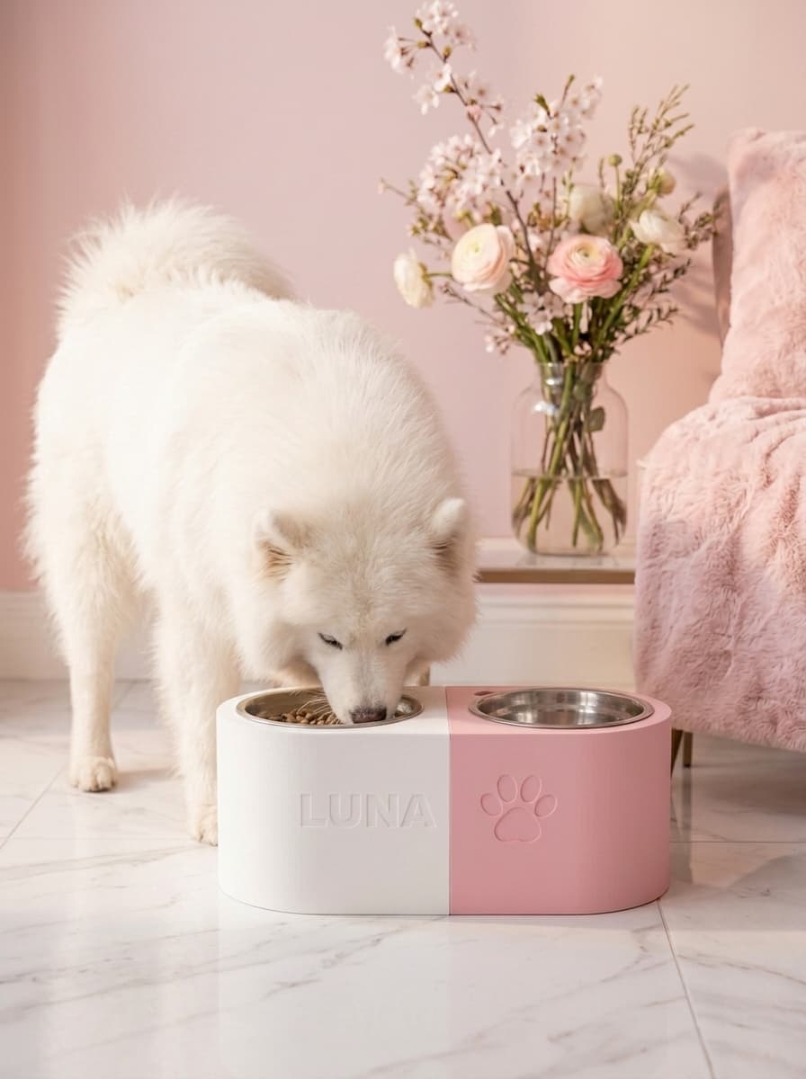 Personalized Dog Bowl - Magnetic Double
