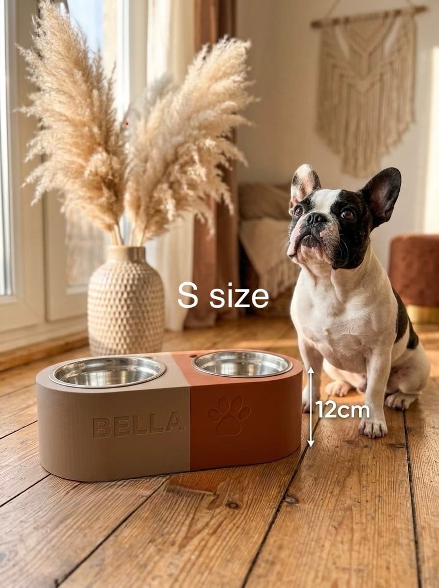 Personalized Dog Bowl - Magnetic Double