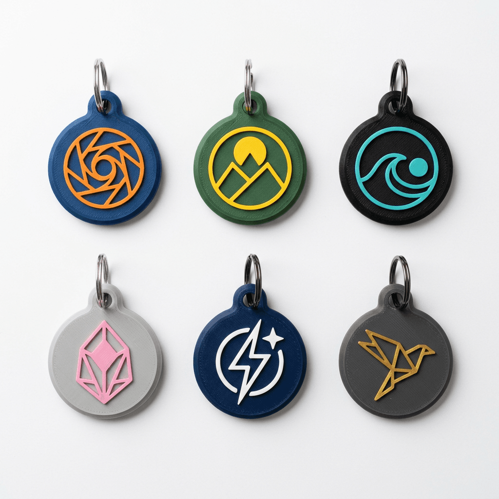 Custom Logo NFC Tag Keychain