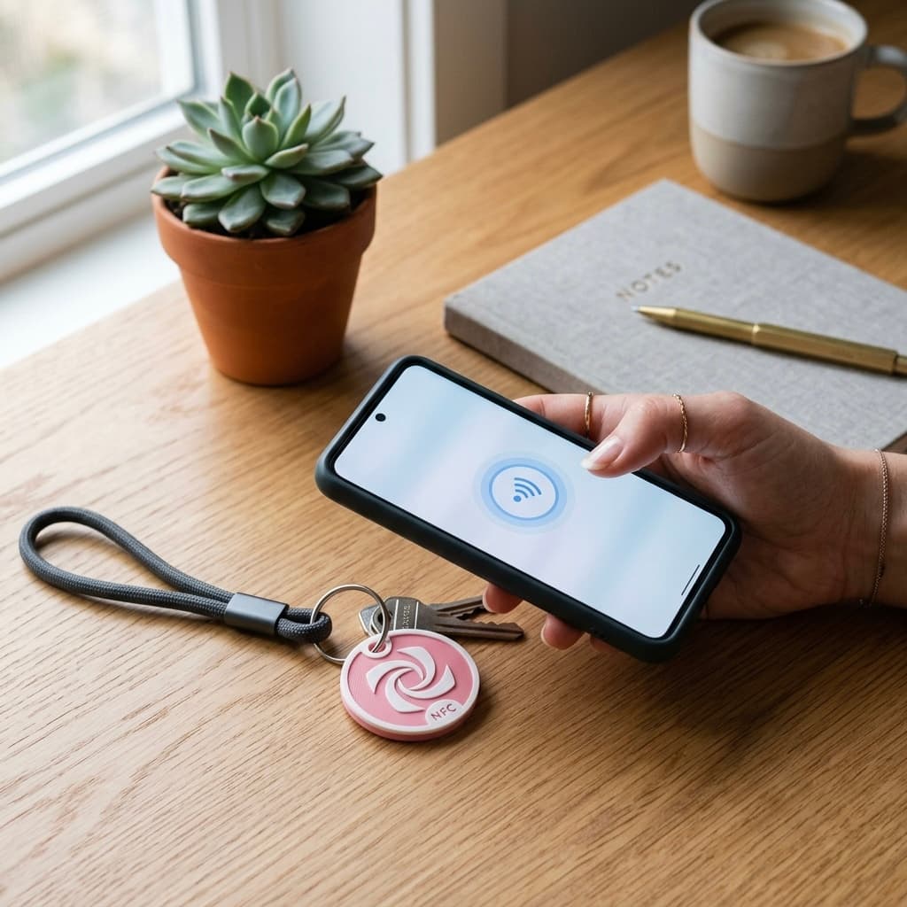 Custom Logo NFC Tag Keychain