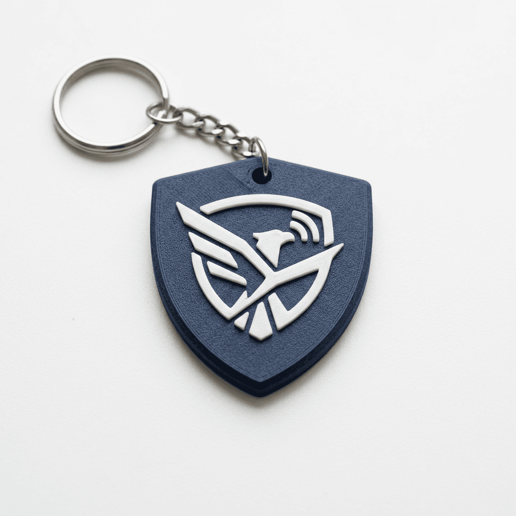 Custom Logo NFC Tag Keychain