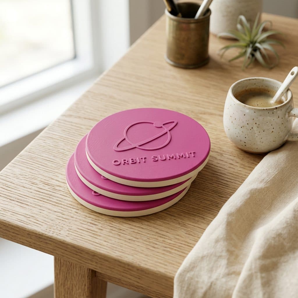 Logo Coaster Set