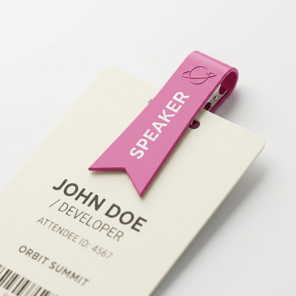 VIP / Speaker Ribbon Clip